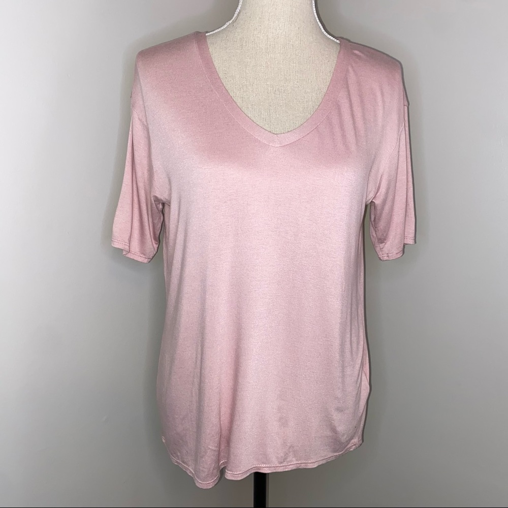 Silence+Noise Urban Outfitters NEW mauve pink oversized tee shirt size XS
